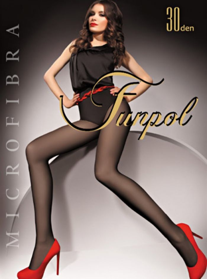 Funpol Rajstopy-microfibra-30-den  Classic Thick Pantyhose 2017 | Pantyhose Library